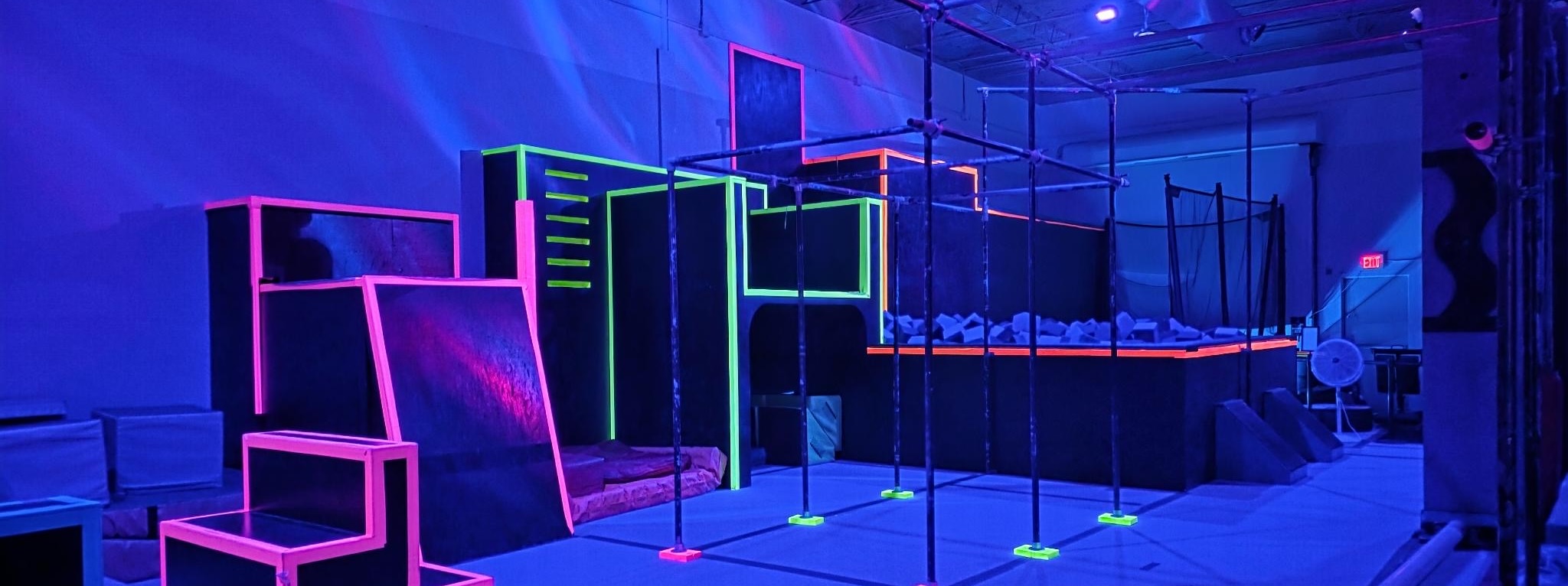 Parkour and Ninja Gym Party and Camp Mode